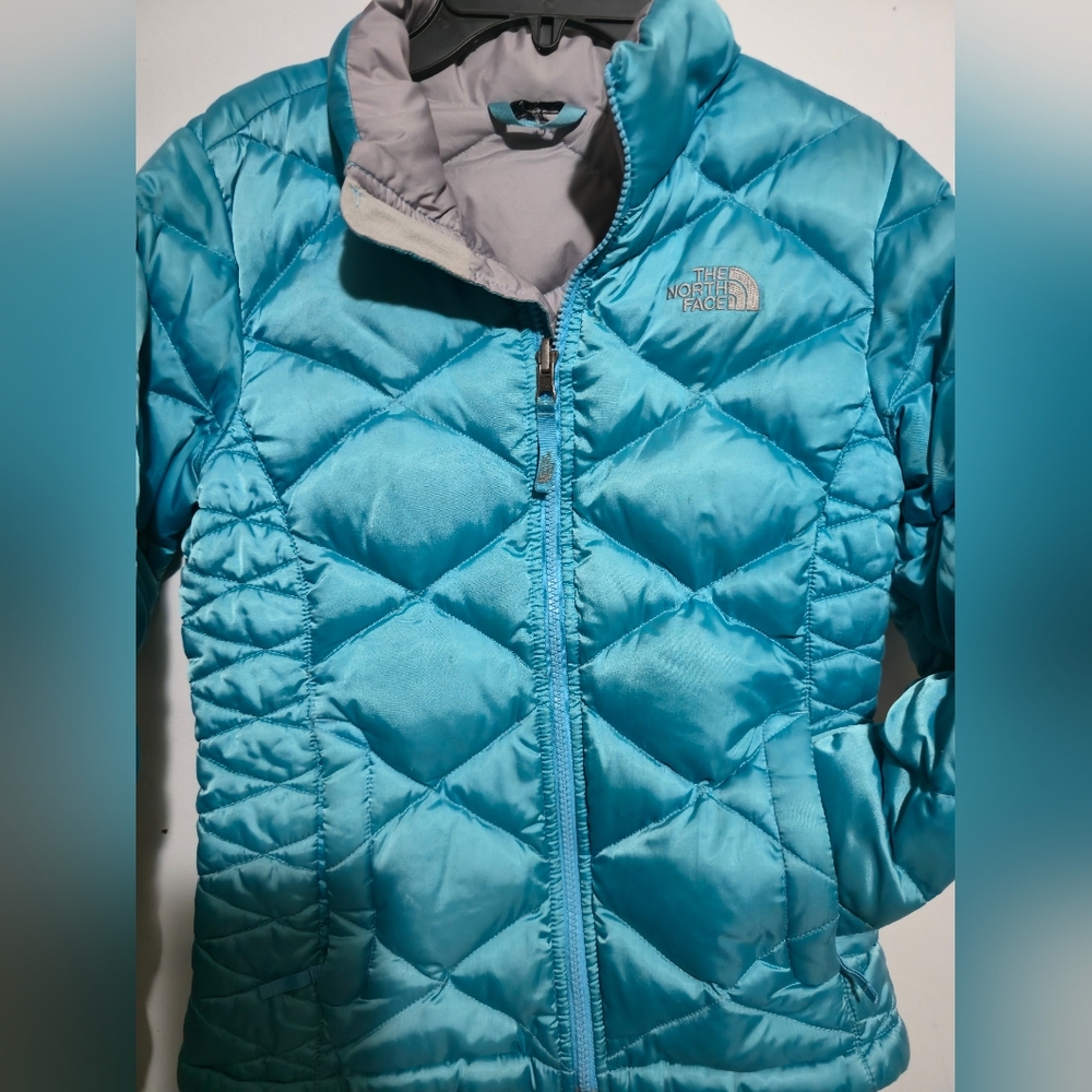 The North Face Kids Teal Puffer Jacket